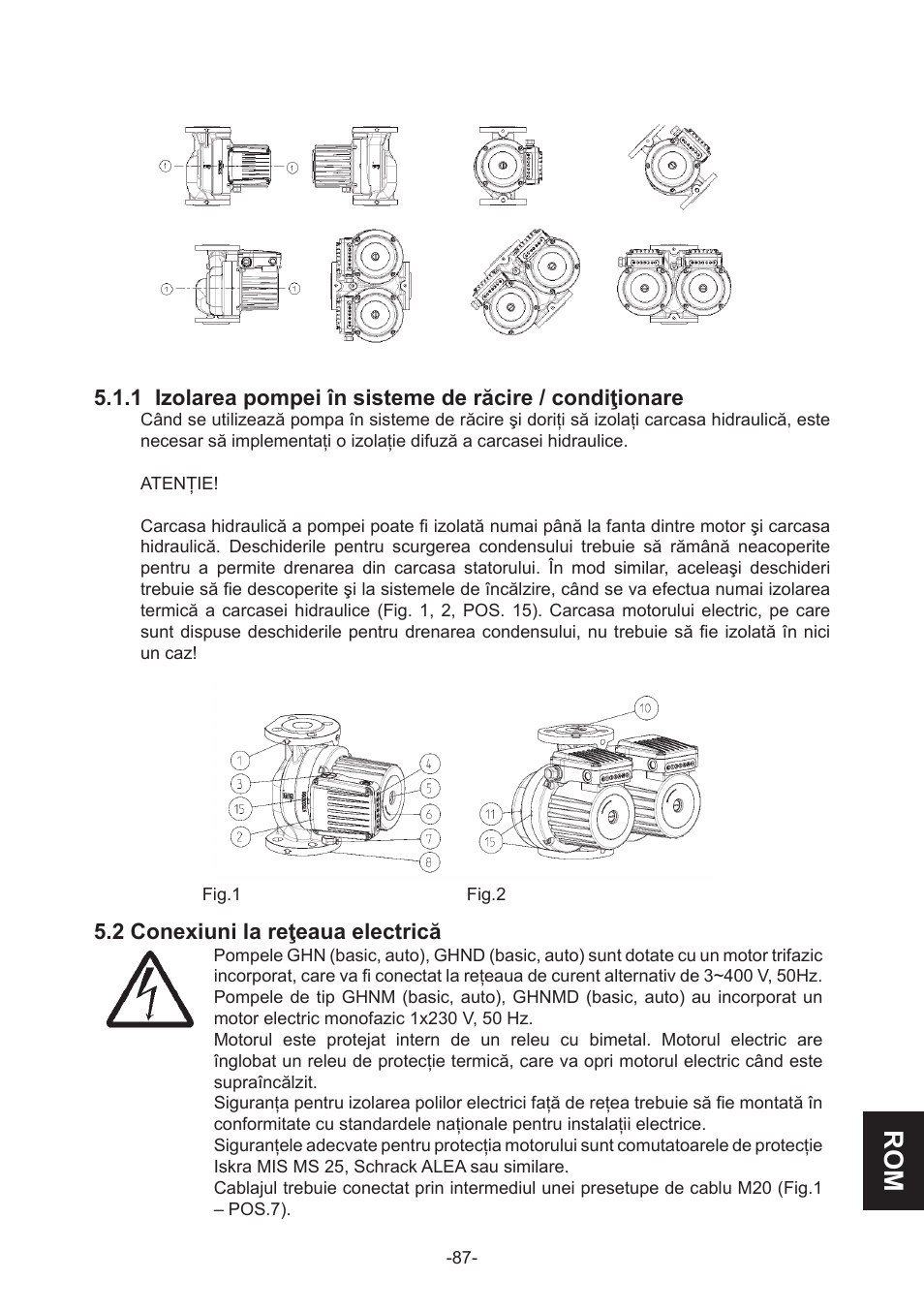 IMP Pumps GHN(M)(D)basic(auto) & SANbasic 40-100 flanges User Manual | Page 87 / 104