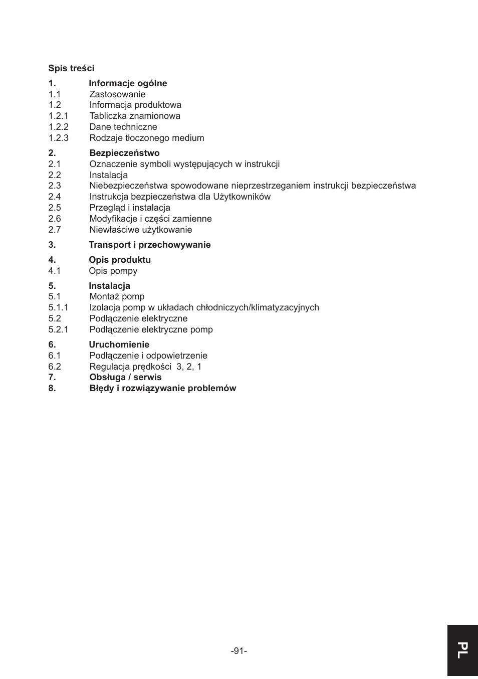 IMP Pumps GHN(M)(D)basic(auto) & SANbasic 40-100 flanges User Manual | Page 91 / 104