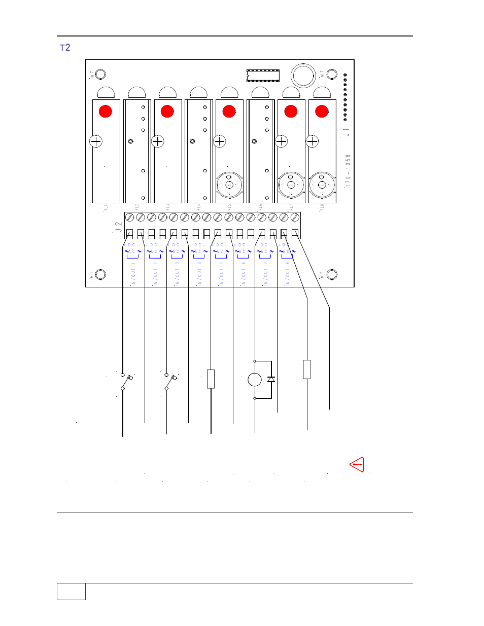 T2 ), Figure 7-13d. ts-iem typical wiring diagram | Franklin Fueling Systems Tank Sentinel (TS-1001, 2001, 504, 508 & 750) Installation User Manual | Page 73 / 98