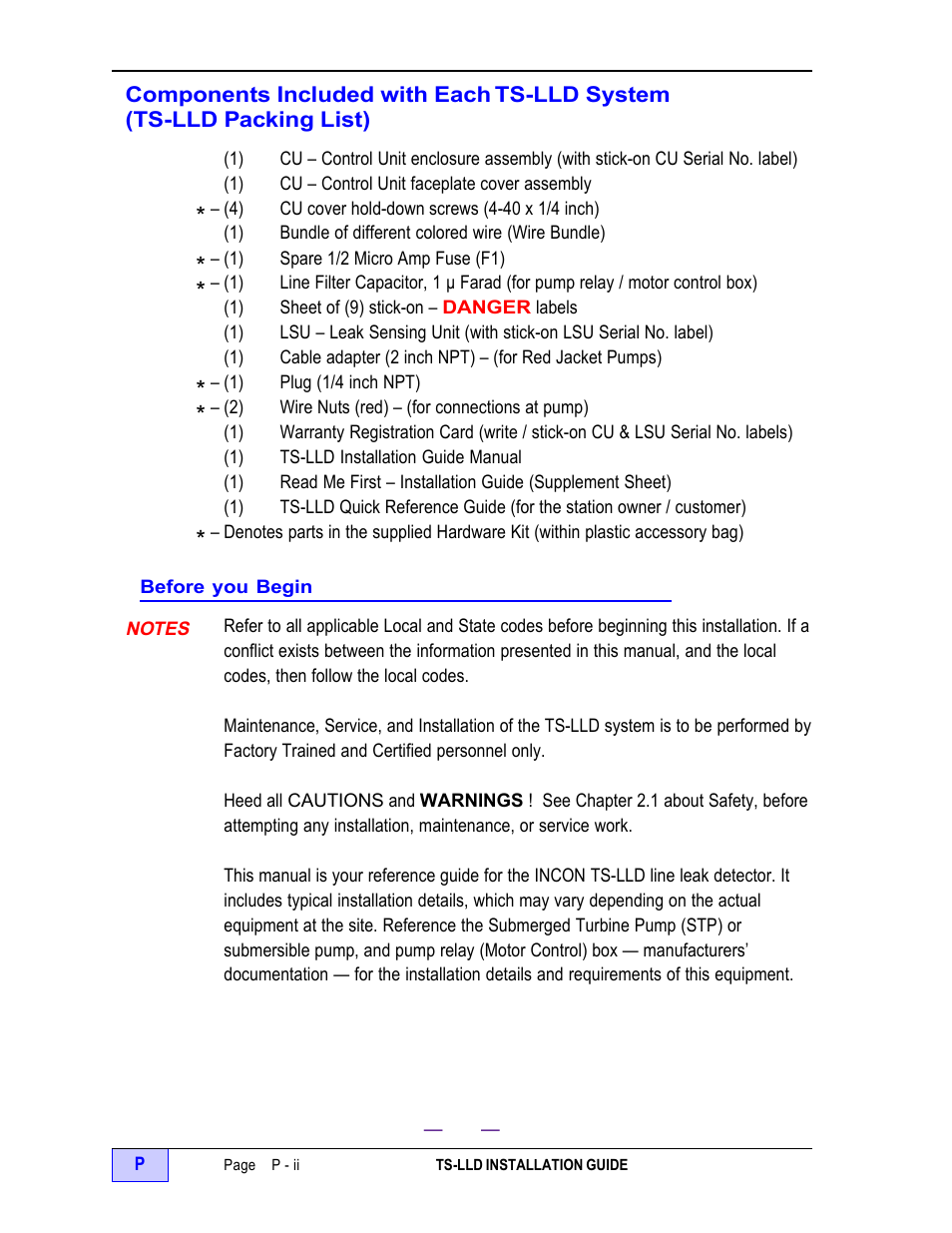 Franklin Fueling Systems TS-LLD Installation Manual User Manual | Page 10 / 86