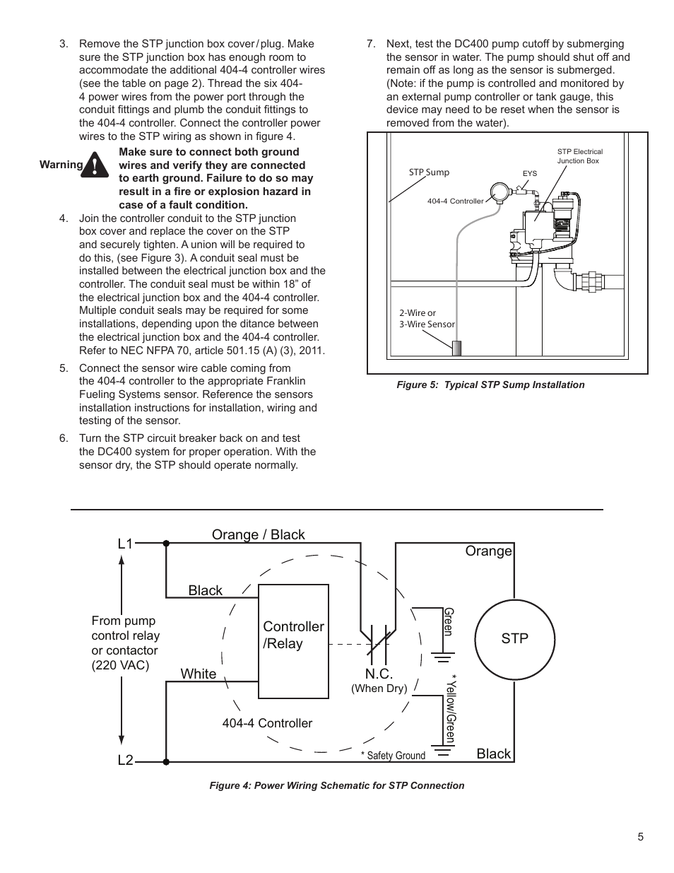 L1 l2 | Franklin Fueling Systems DC404-4 Controller User Manual | Page 5 / 12