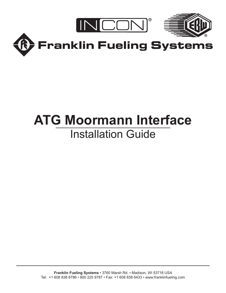 Franklin Fueling Systems ATG Moormann Interface User Manual | 12 pages