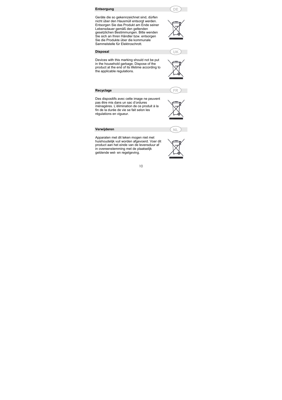 ABUS SG1683 Flashing light and siren User Manual | Page 11 / 12
