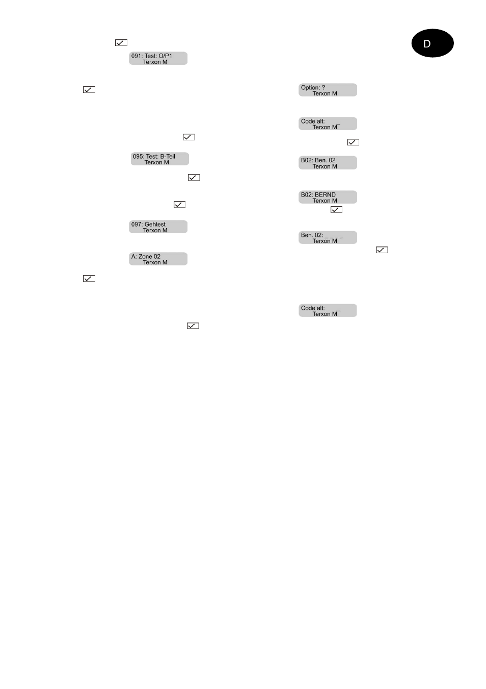 ABUS AZ4110 LCD Keypad for Terxon SX_MX Installation User Manual | Page 31 / 484
