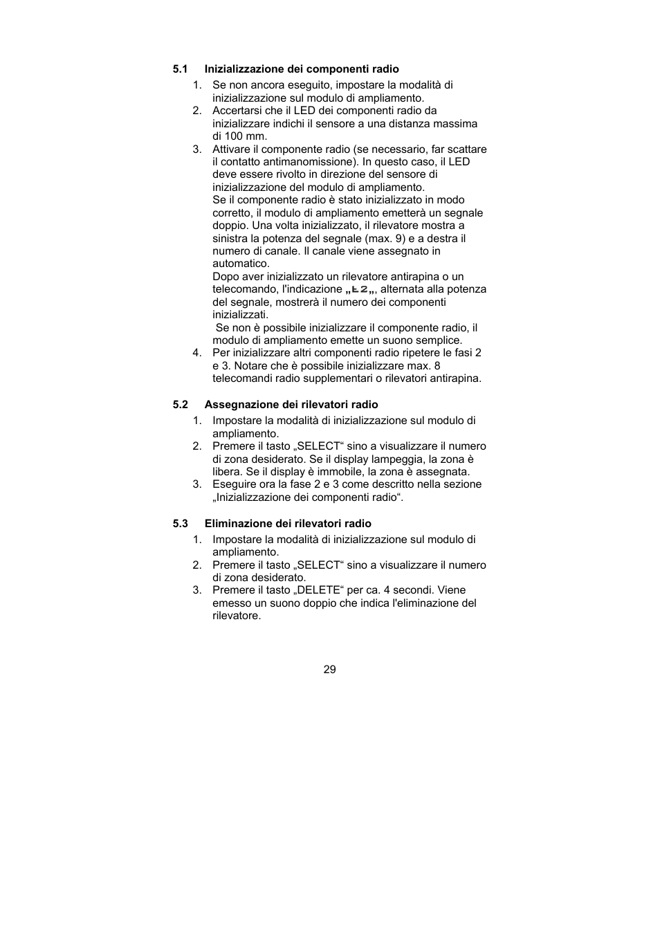 ABUS AZ4120 Terxon MX 8-zone Wireless Extension User Manual | Page 29 / 32