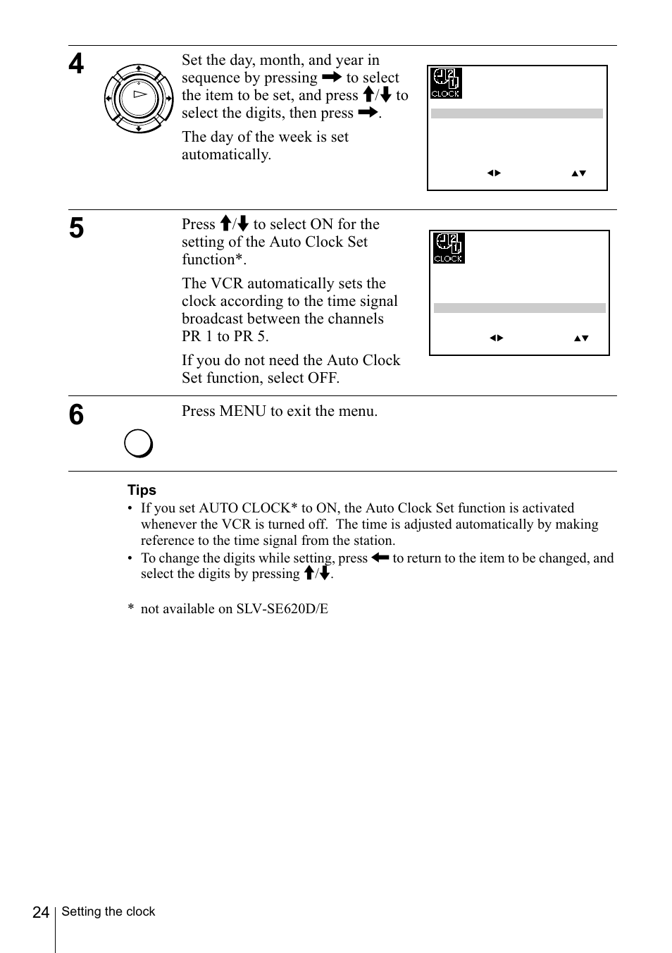 Sony SLV-SE220D User Manual | Page 24 / 80