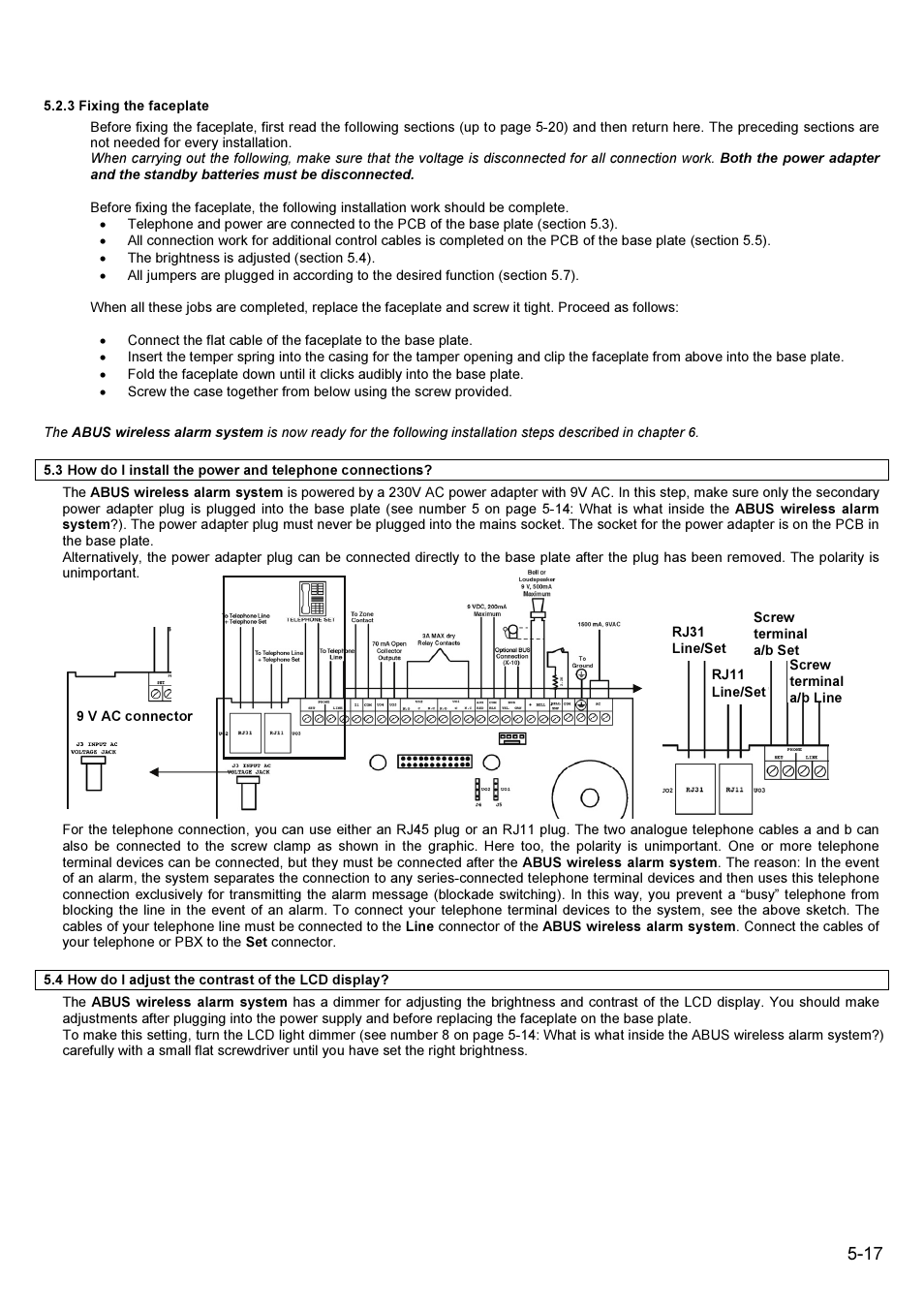 ABUS FU9001 Privest Wireless Alarm Base Set Installation User Manual | Page 17 / 96