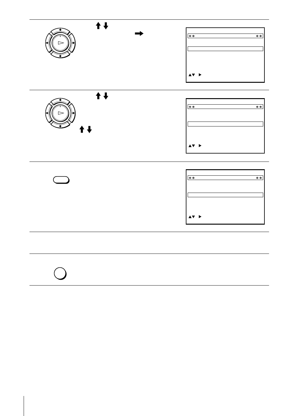 Press m/m to highlight manual set up, then press, Press menu to exit the menu | Sony SLV-SE210G User Manual | Page 22 / 56