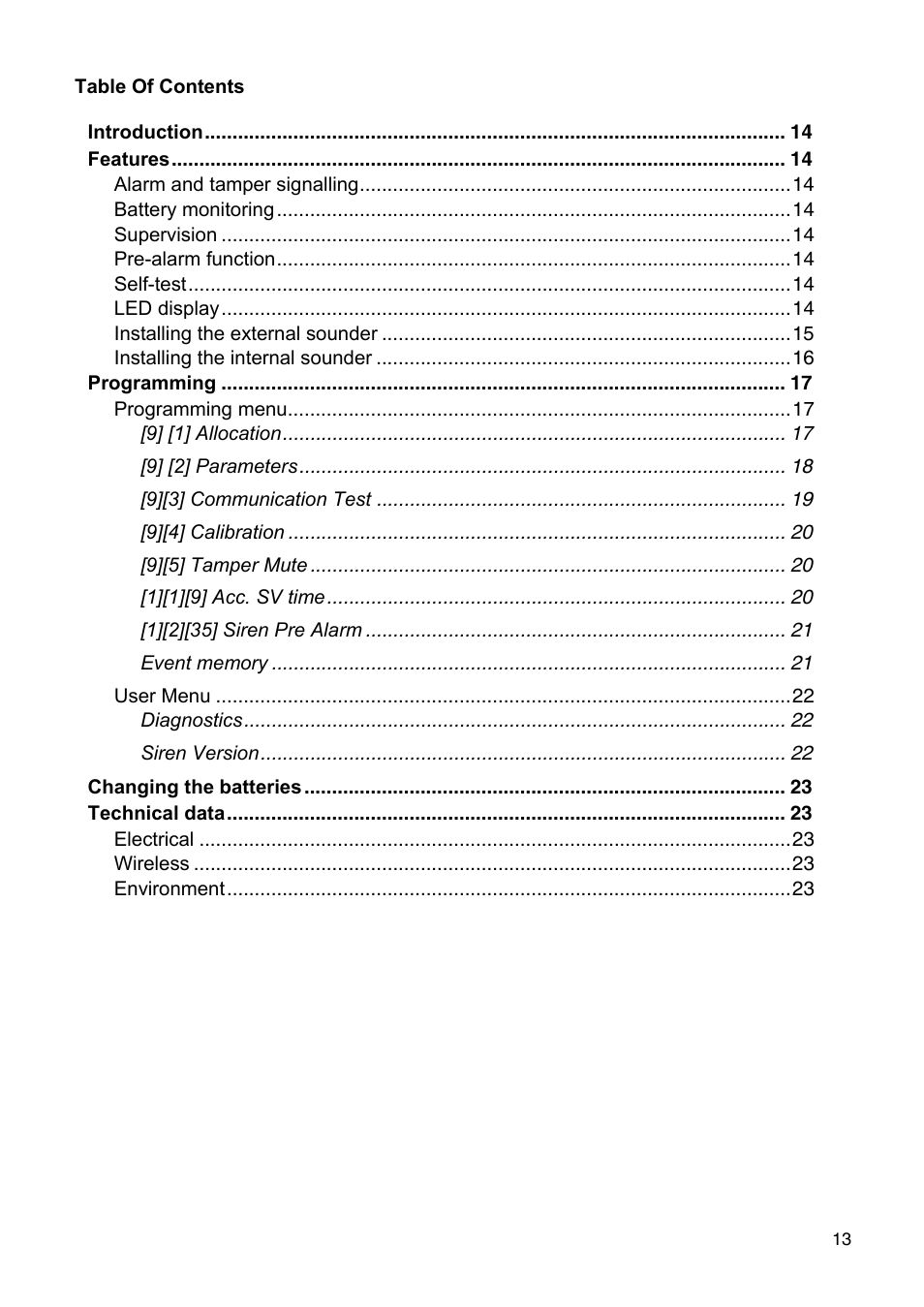 ABUS FU9080 Privest Wireless Outdoor Siren User Manual | Page 13 / 56