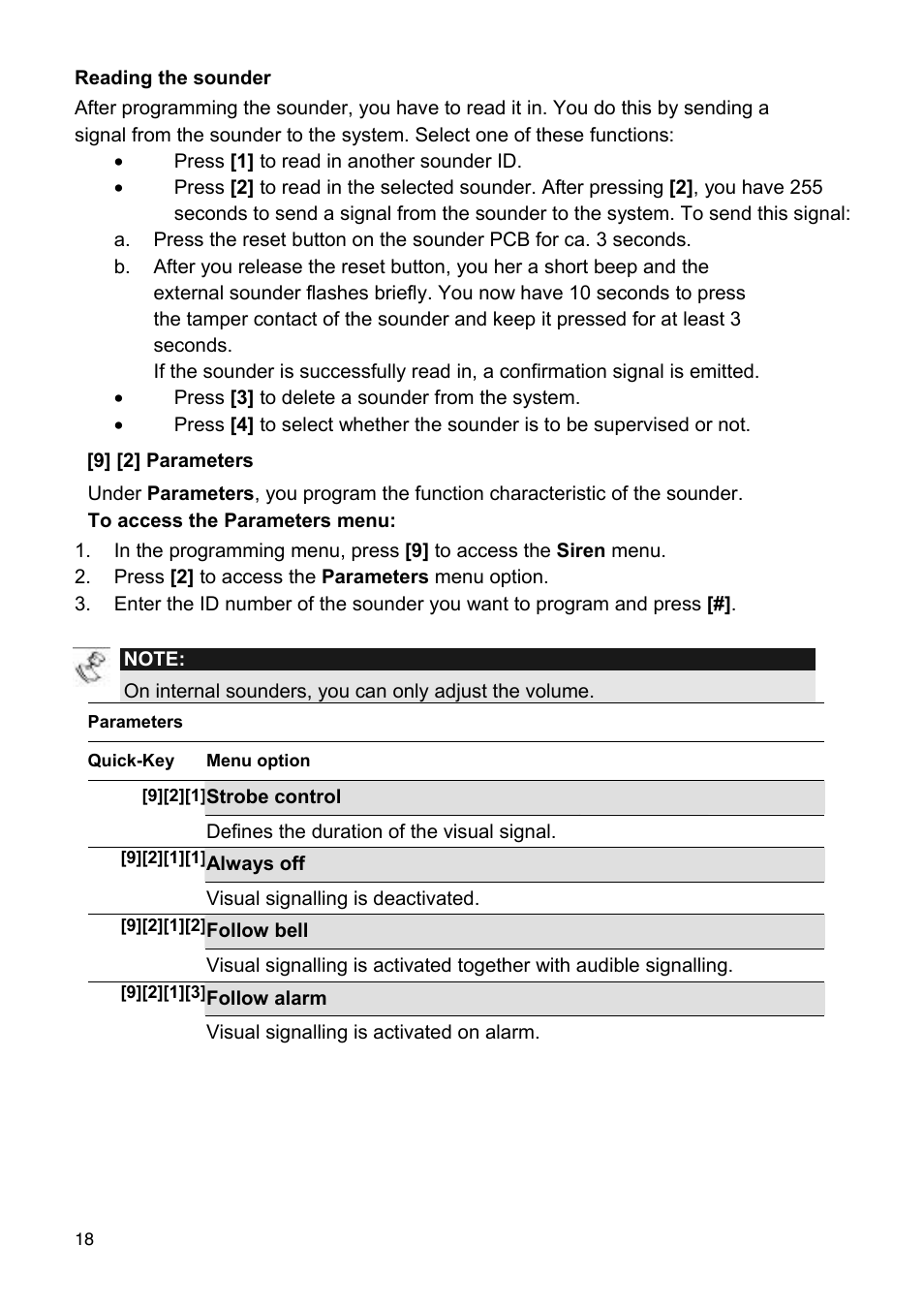 ABUS FU9080 Privest Wireless Outdoor Siren User Manual | Page 18 / 56