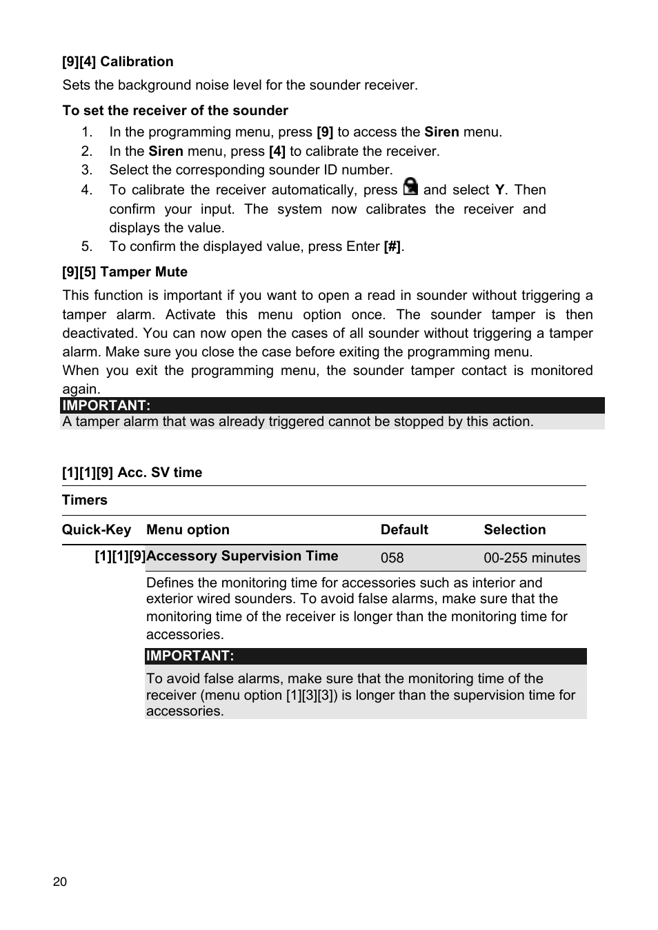 ABUS FU9080 Privest Wireless Outdoor Siren User Manual | Page 20 / 56