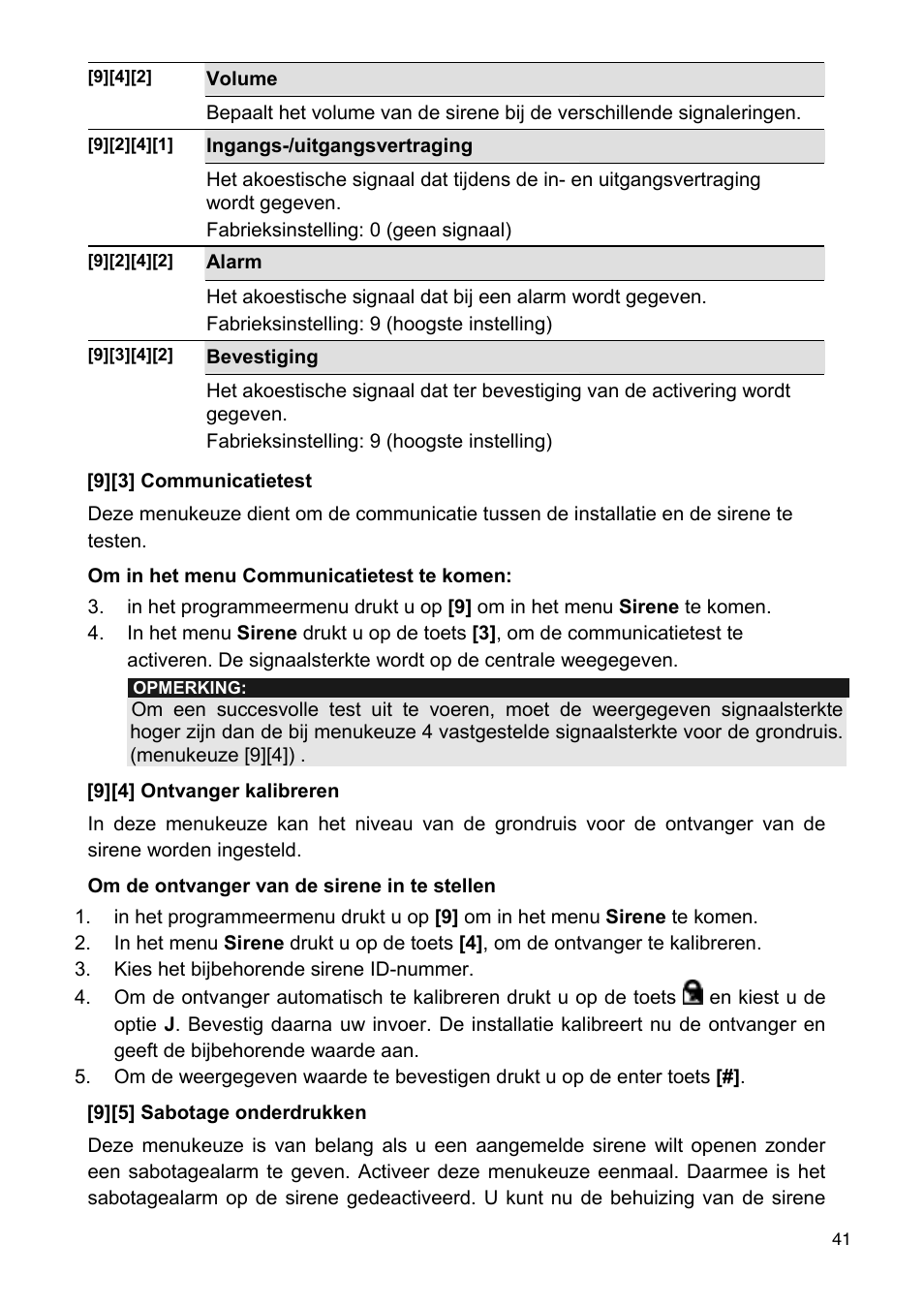 ABUS FU9080 Privest Wireless Outdoor Siren User Manual | Page 41 / 56