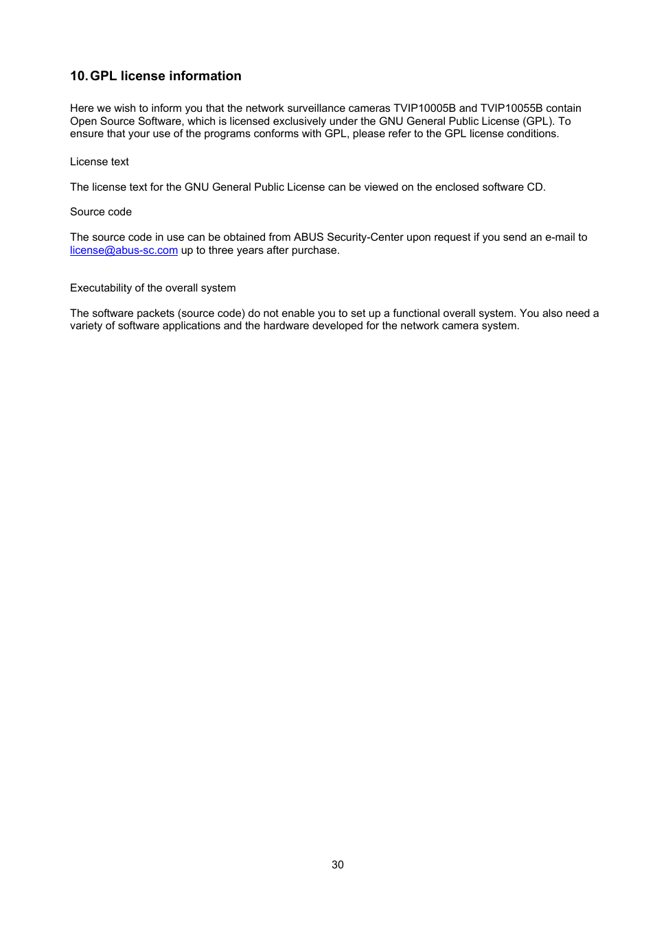 ABUS TVIP10055B User Manual | Page 30 / 125