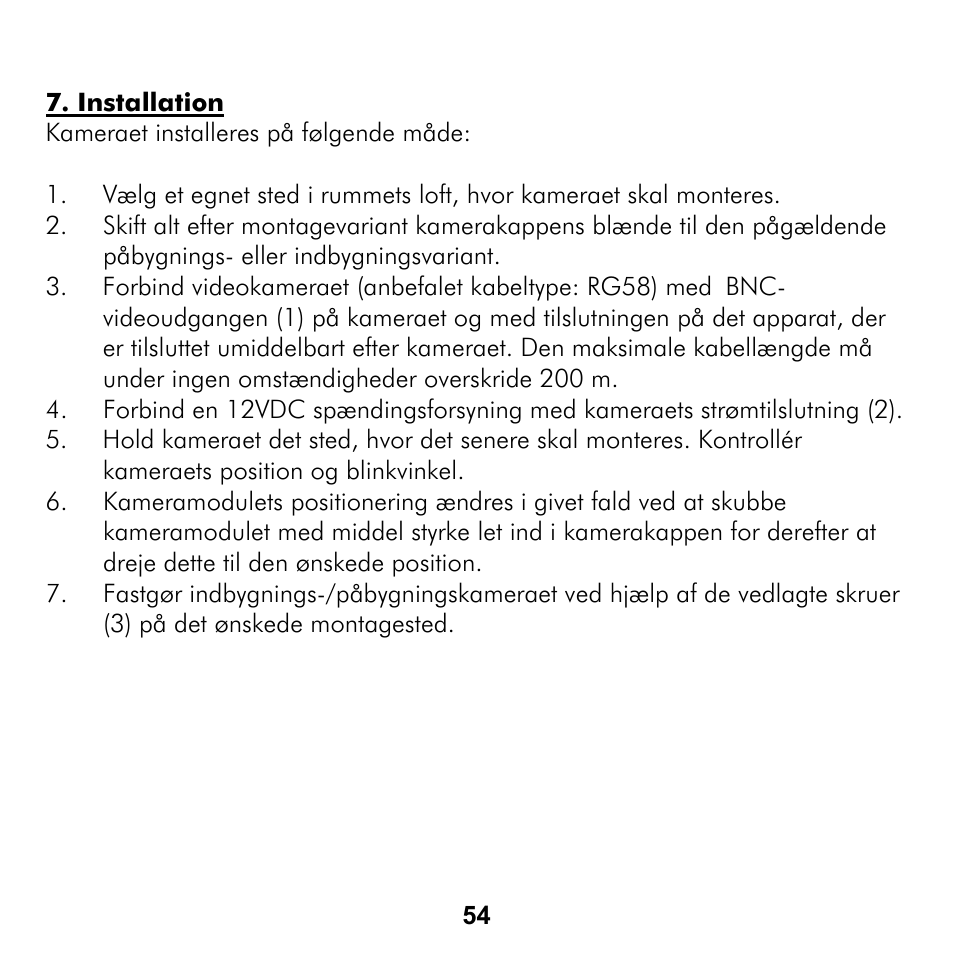 ABUS TV7019 User Manual | Page 54 / 56