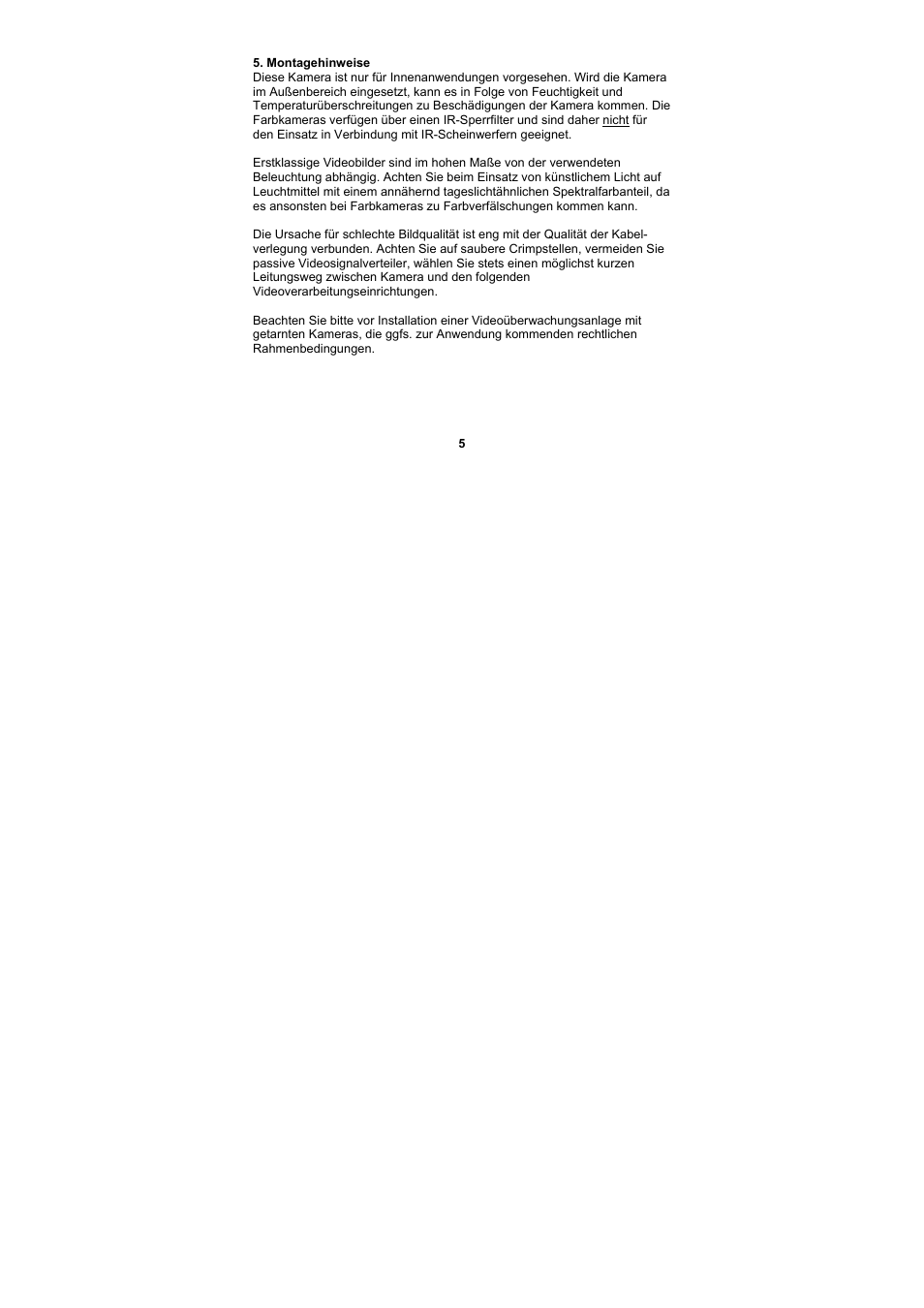 ABUS TVCC12010 User Manual | Page 5 / 48