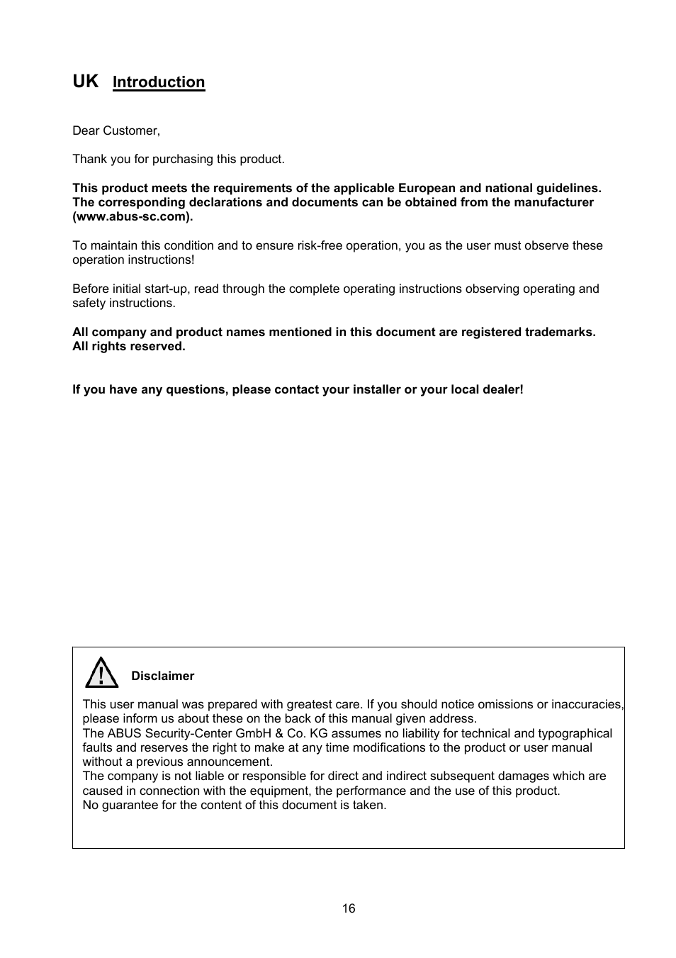 ABUS TVCC40000–TVCC40030 User Manual | Page 16 / 62