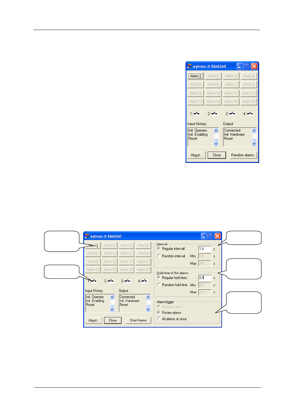 Using the simunit | ABUS TV3220 User Manual | Page 108 / 171