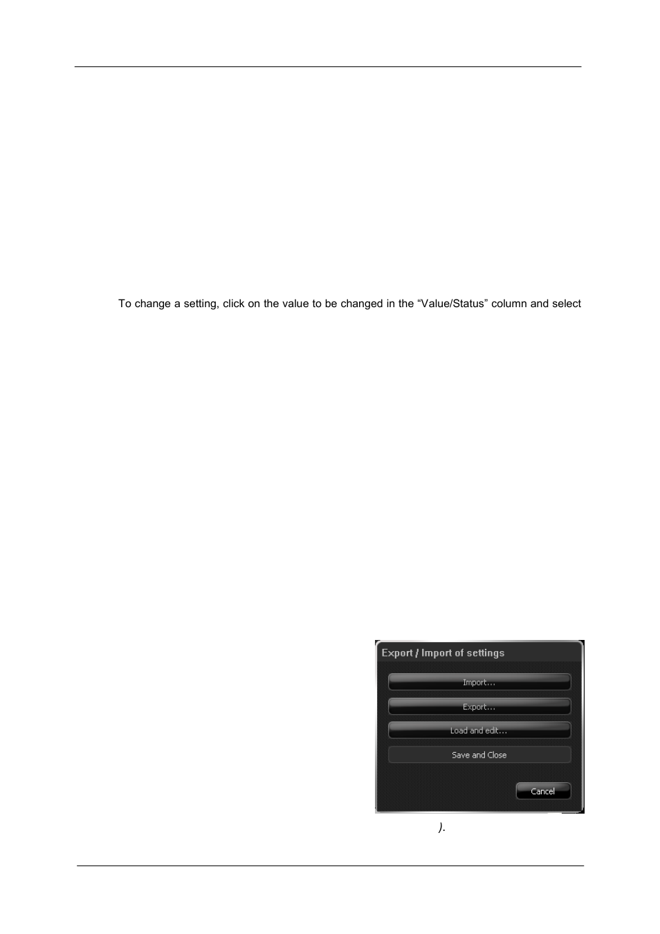 Miscellaneous, Activating and deactivating voice output, Importing / exporting the system configuration | ABUS TV3220 User Manual | Page 132 / 171