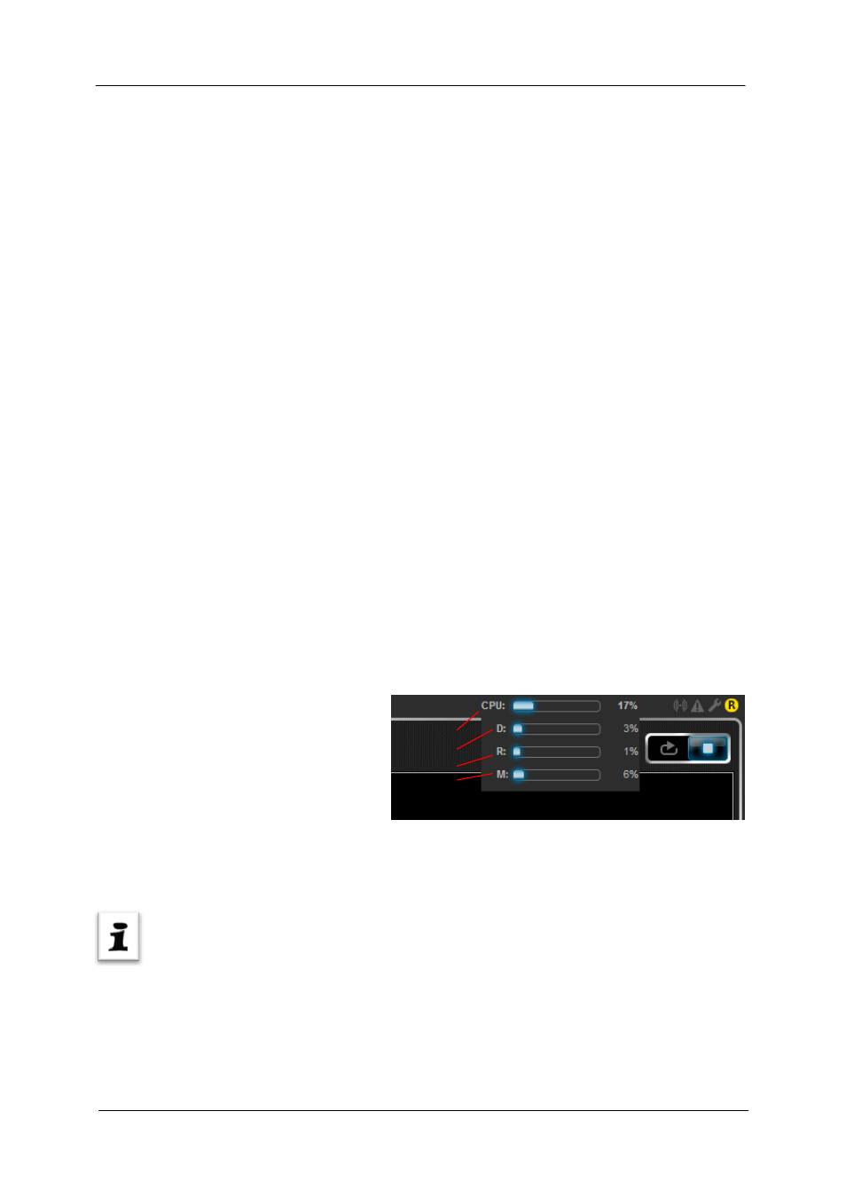 The cpu utilization indicator | ABUS TV3220 User Manual | Page 15 / 171