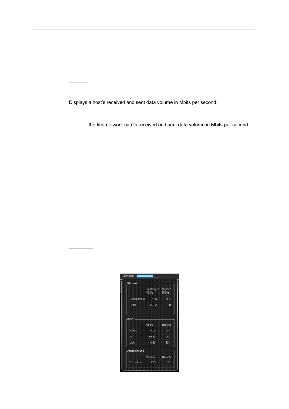 The network utilization indicator | ABUS TV3220 User Manual | Page 16 / 171