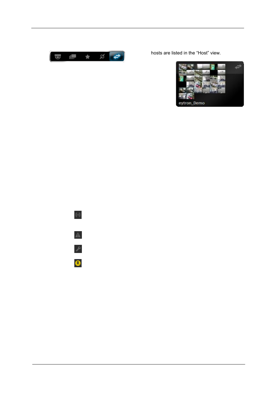 System status indicator, Working with the cameras | ABUS TV3220 User Manual | Page 26 / 171