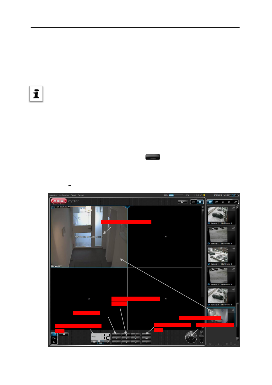 Saving camera positions (presets) | ABUS TV3220 User Manual | Page 32 / 171