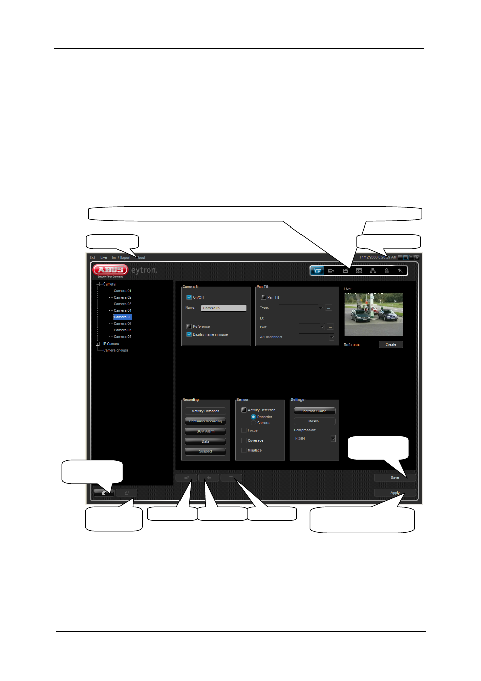 System configuration | ABUS TV3220 User Manual | Page 49 / 171