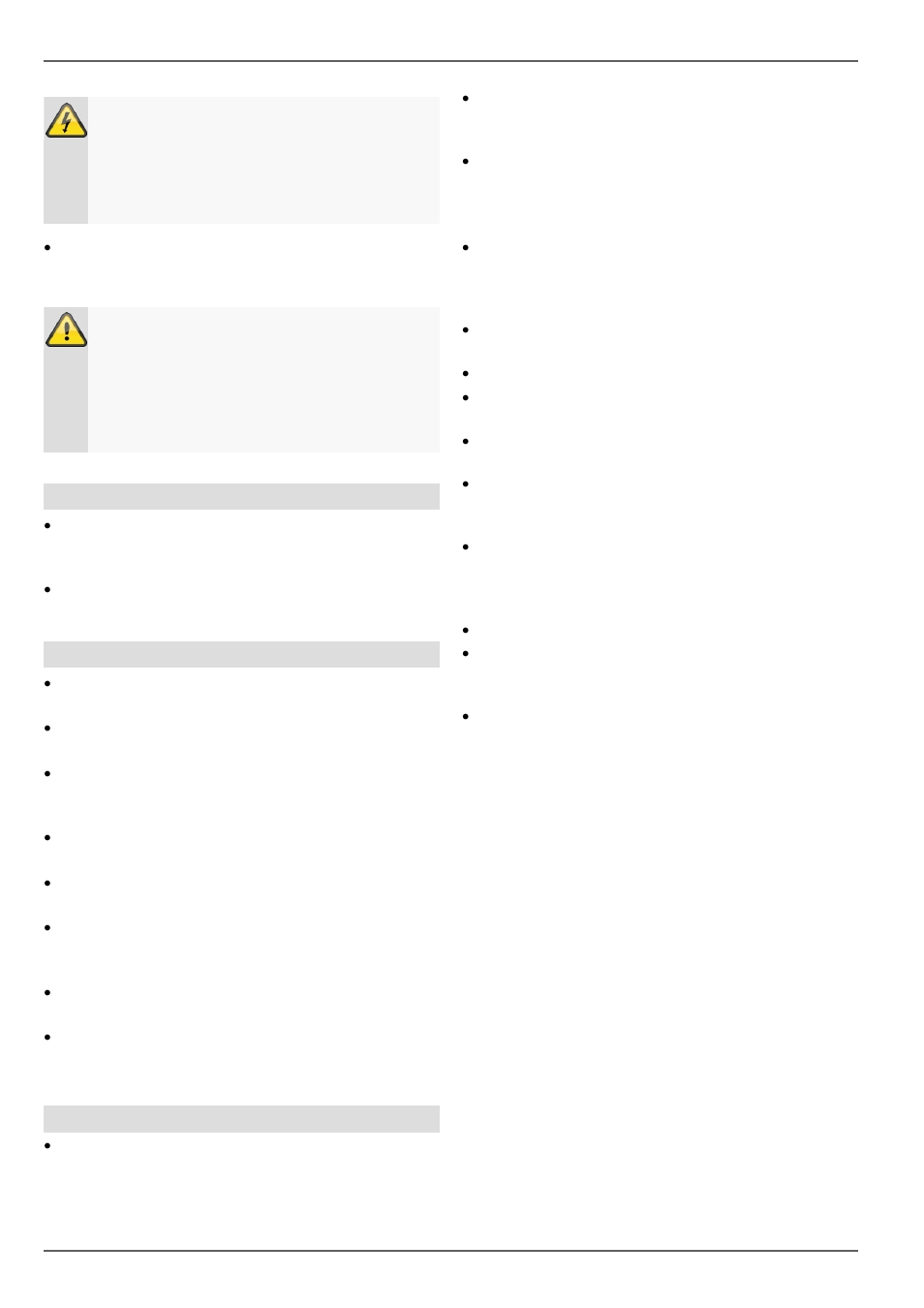 Viktiga säkerhetsanvisningar, Överlast/överspänning, Kabel | Användningsplats/driftsmiljö | ABUS TVVR30004 Operating instructions User Manual | Page 409 / 569
