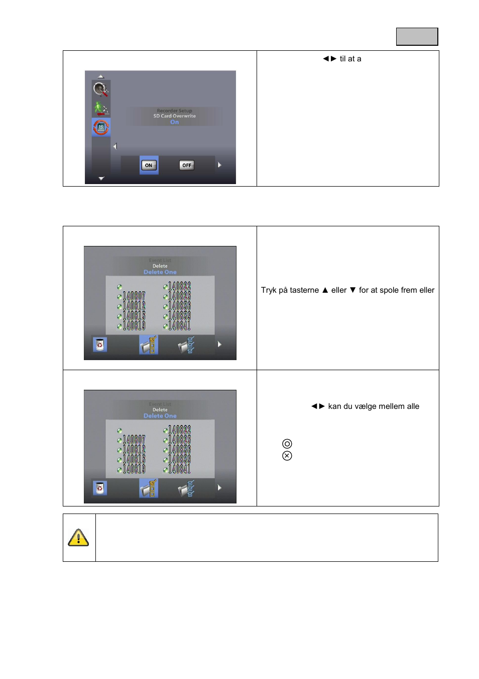Dansk | ABUS TVAC15000B User Manual | Page 39 / 87