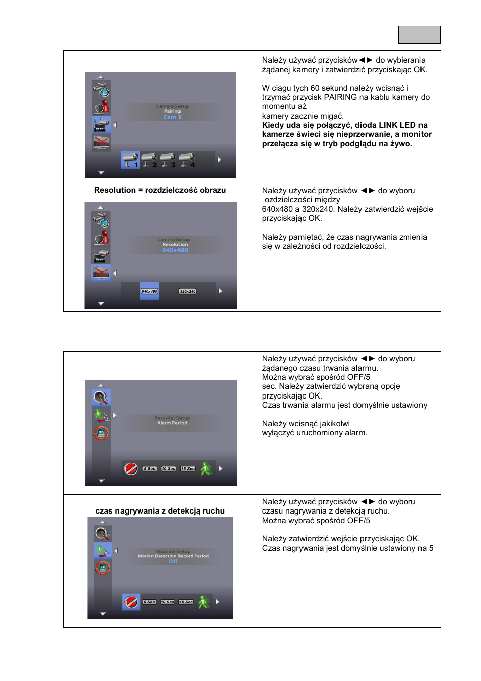 4 ustawienia nagrywania, Polski | ABUS TVAC15000B User Manual | Page 59 / 87