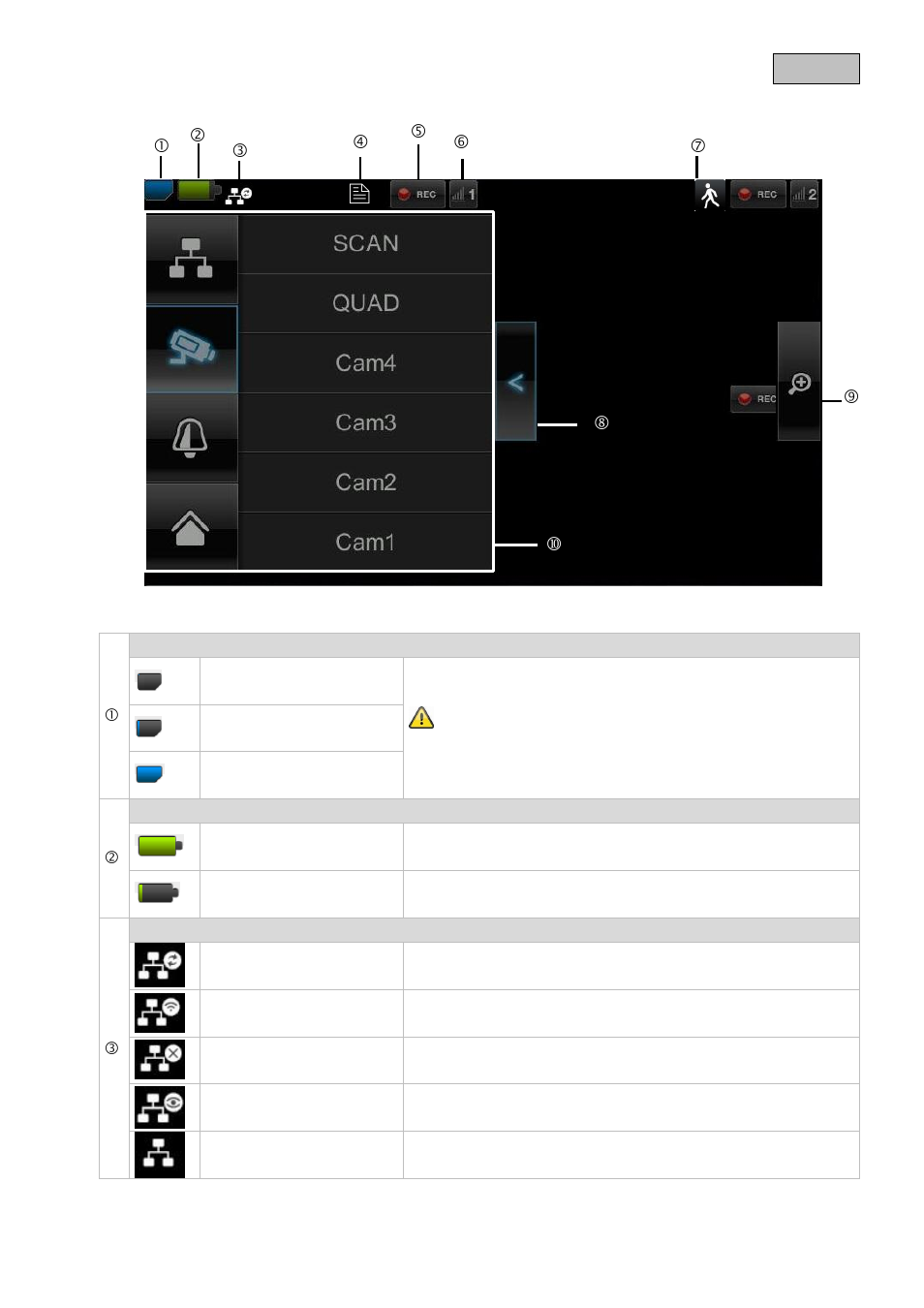 Vista en directo | ABUS TVAC16000B User Manual | Page 115 / 139
