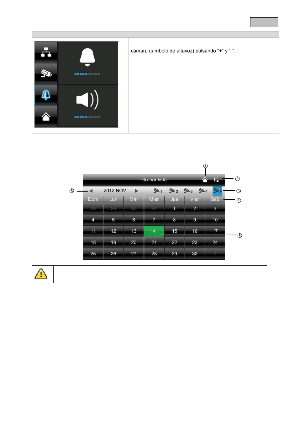 Lista de eventos | ABUS TVAC16000B User Manual | Page 118 / 139