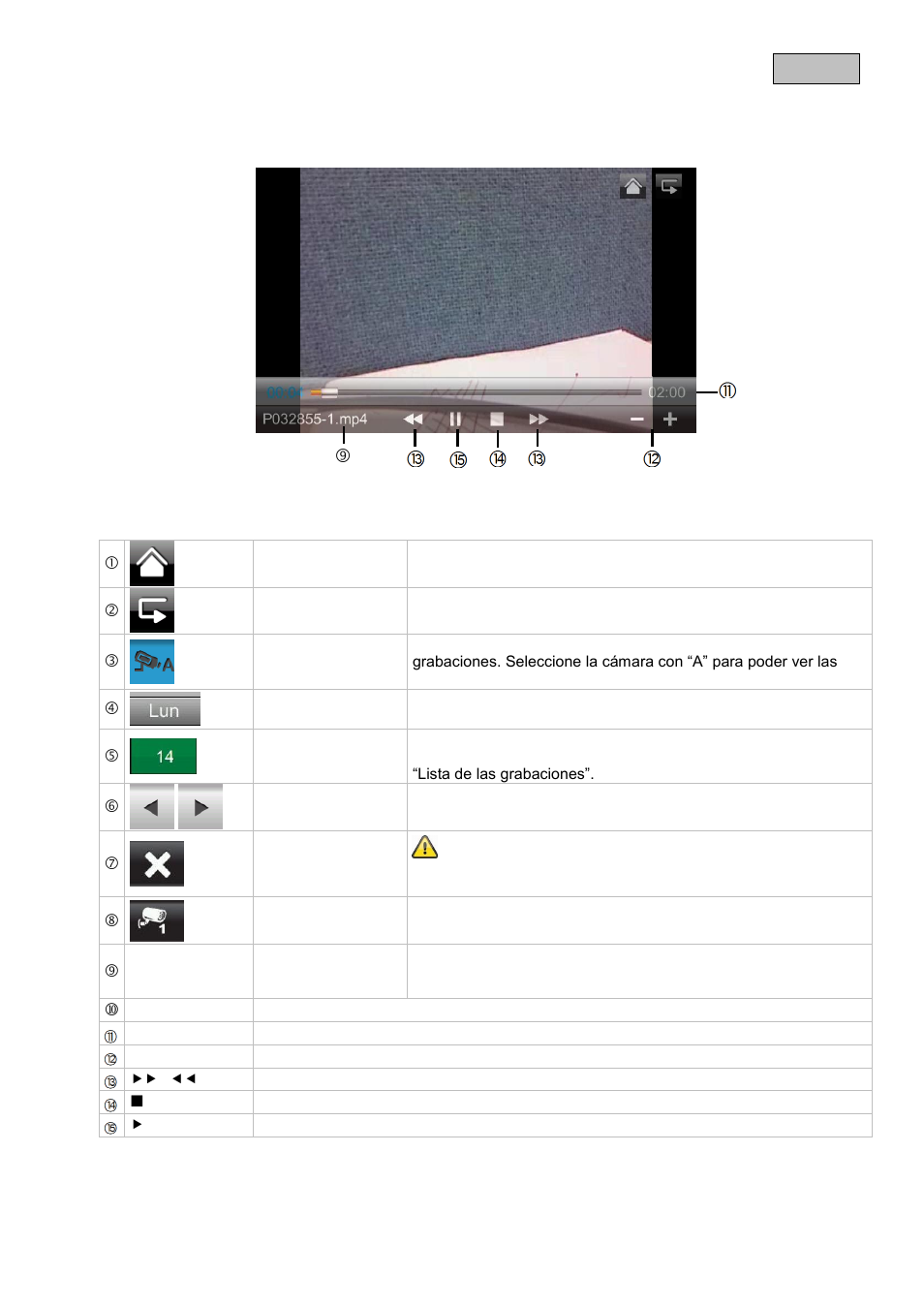 Ver grabación | ABUS TVAC16000B User Manual | Page 120 / 139