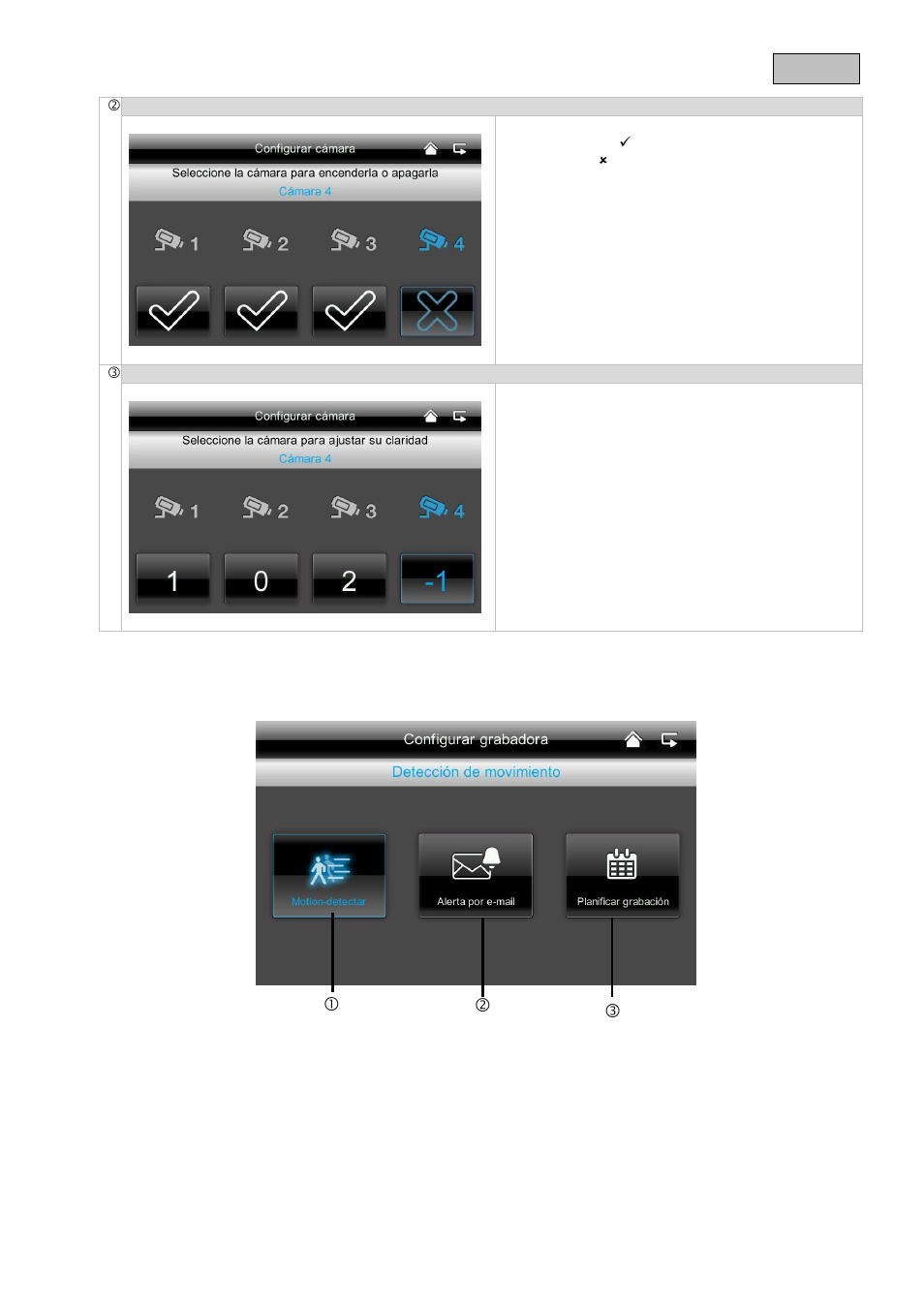 Ajustes de grabación | ABUS TVAC16000B User Manual | Page 122 / 139