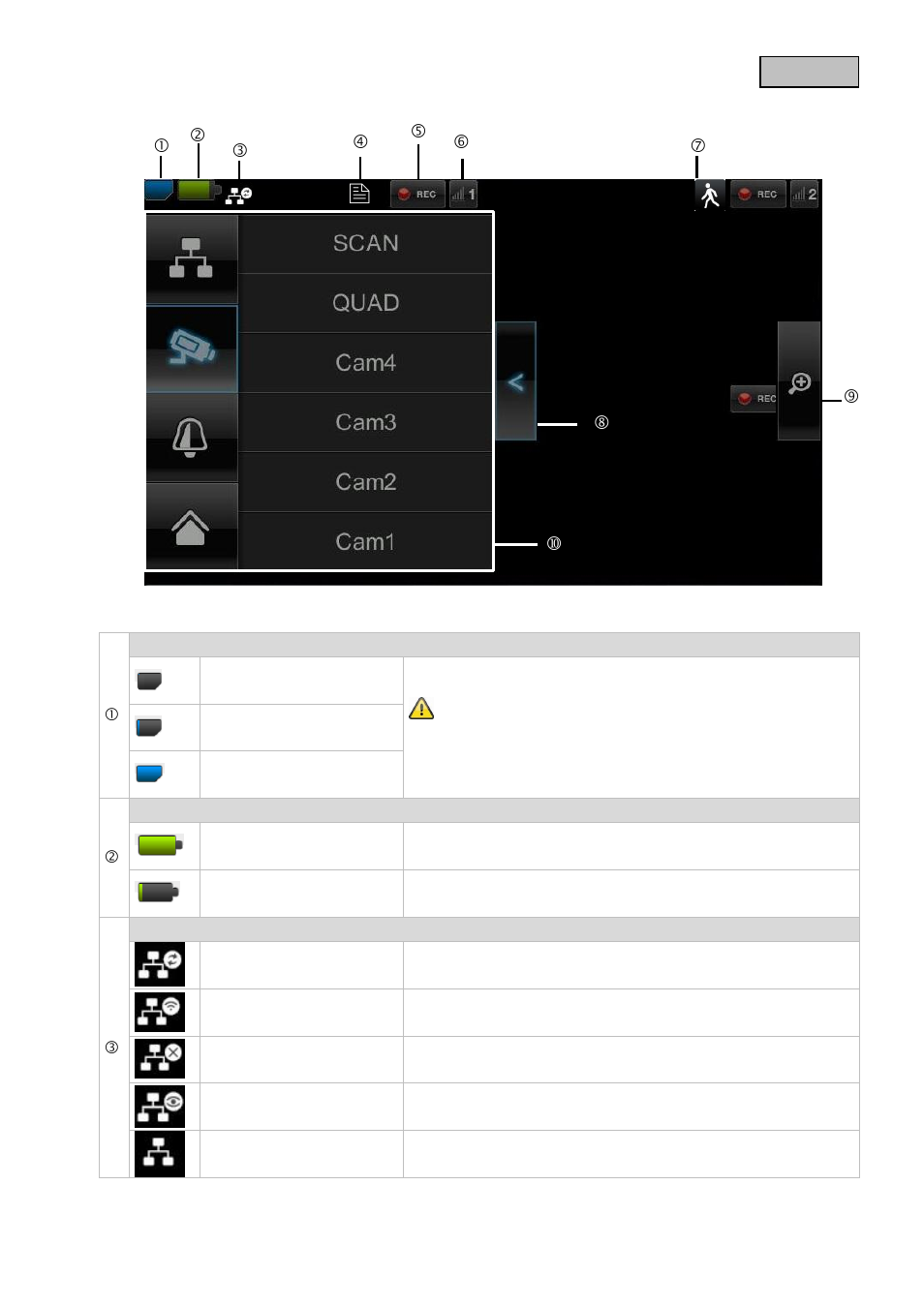 Live view | ABUS TVAC16000B User Manual | Page 14 / 139