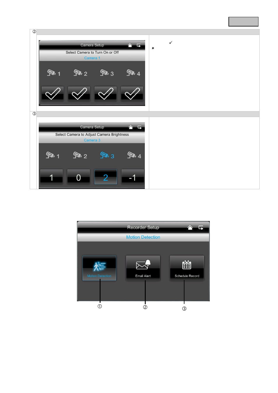 Recording settings | ABUS TVAC16000B User Manual | Page 21 / 139