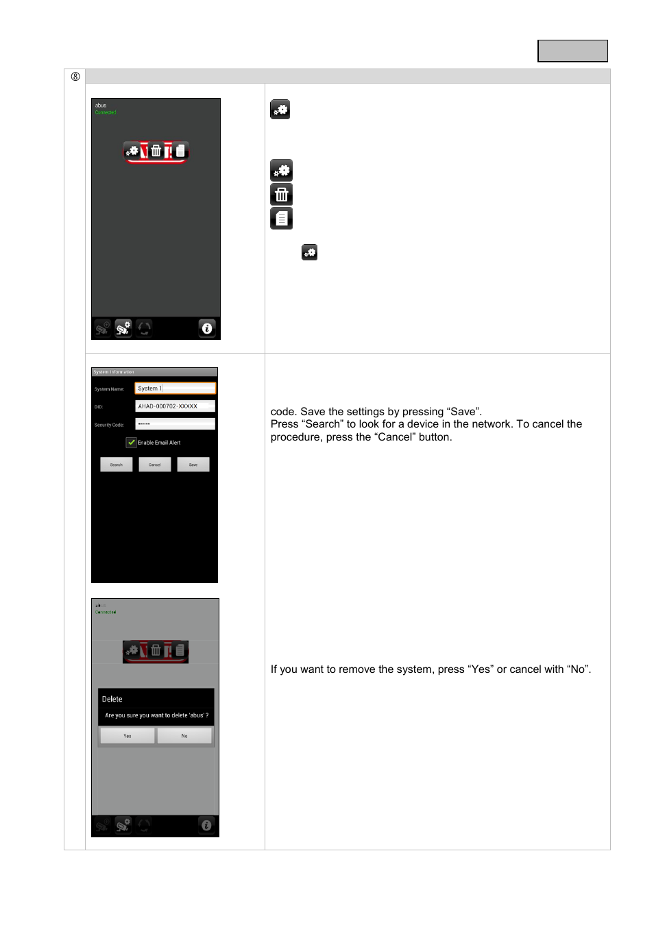 ABUS TVAC16000B User Manual | Page 32 / 139