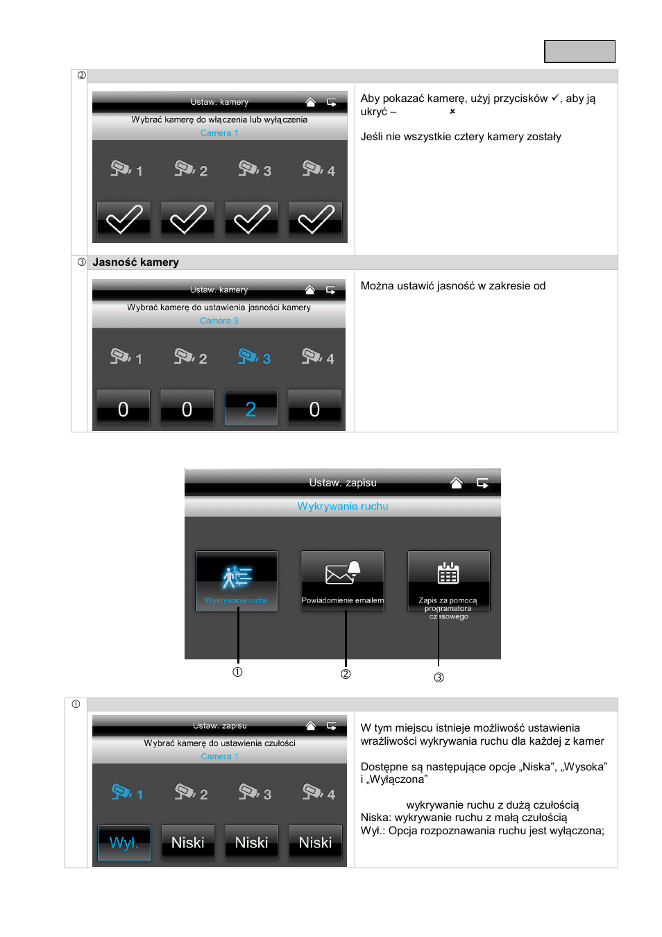 Ustawienia nagrywarki | ABUS TVAC16000B User Manual | Page 55 / 139