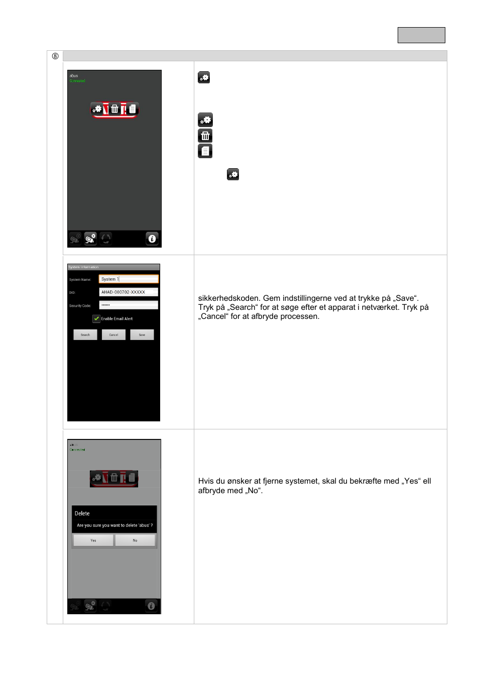 ABUS TVAC16000B User Manual | Page 99 / 139