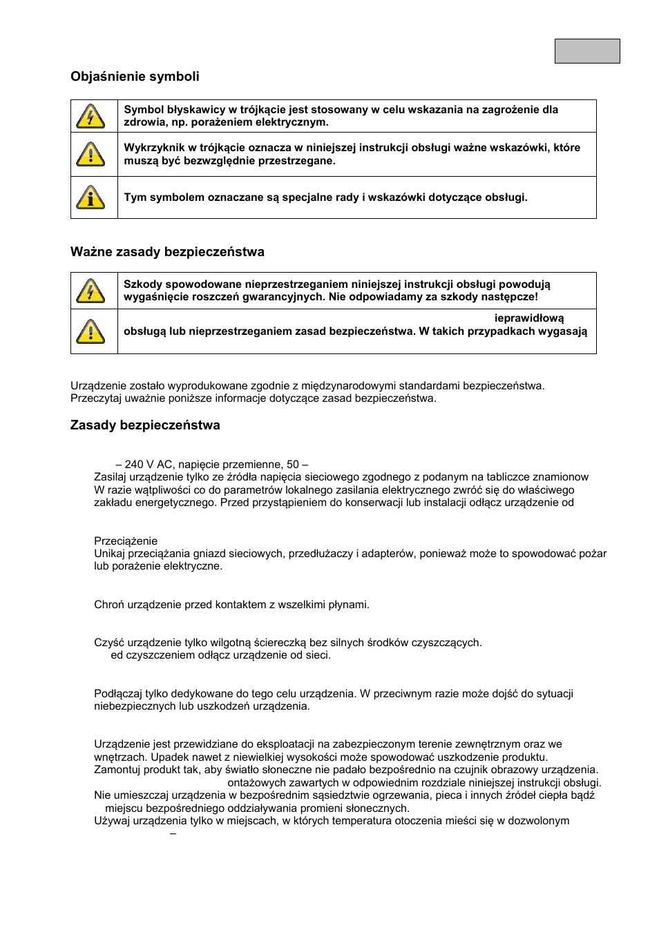 ABUS TVAC15010B User Manual | Page 25 / 44