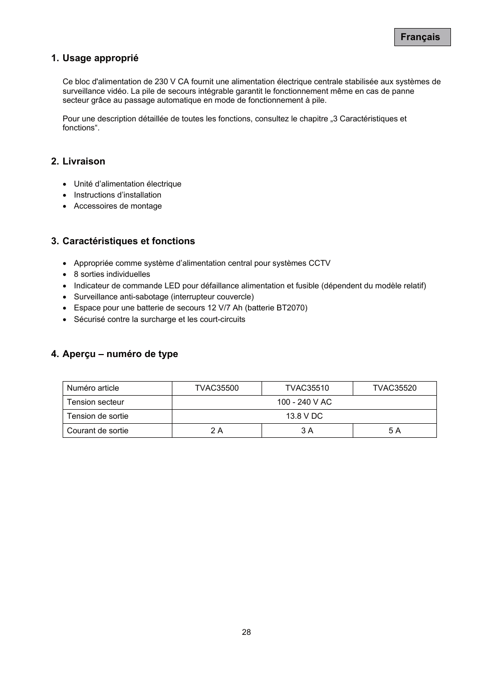 ABUS TVAC35500–TVAC35520 User Manual | Page 28 / 52