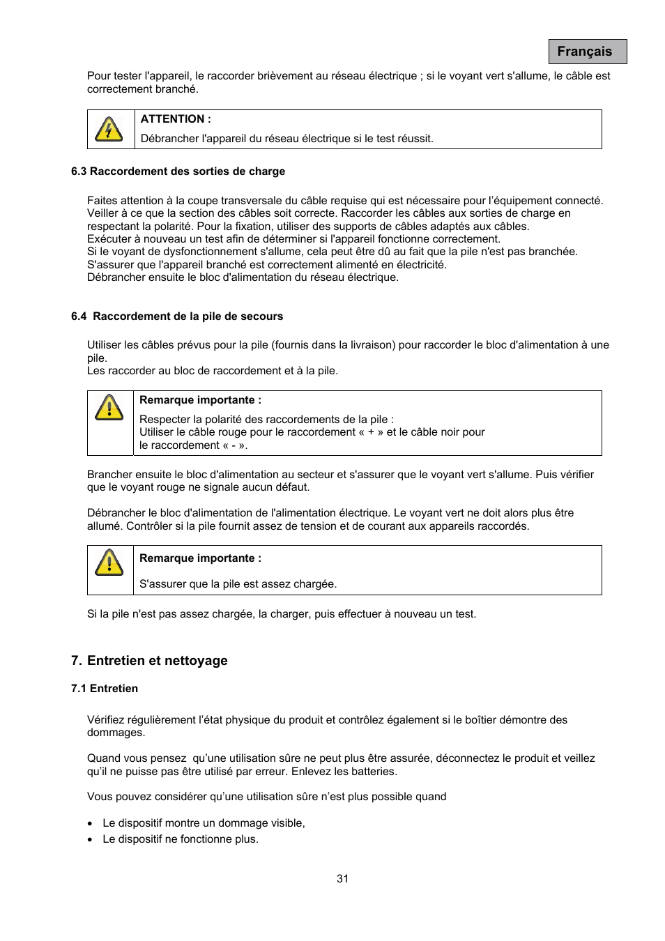 ABUS TVAC35500–TVAC35520 User Manual | Page 31 / 52