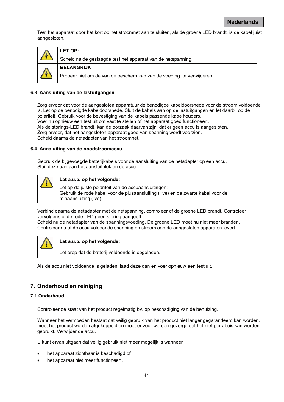 ABUS TVAC35500–TVAC35520 User Manual | Page 41 / 52