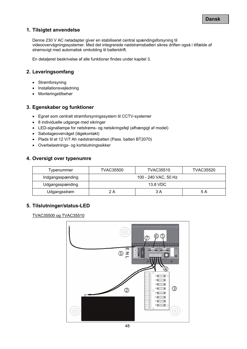 ABUS TVAC35500–TVAC35520 User Manual | Page 48 / 52