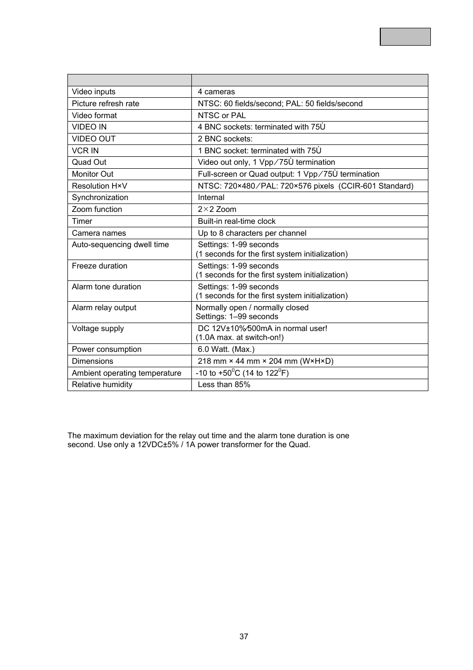 ABUS TVAC21000 User Manual | Page 40 / 98