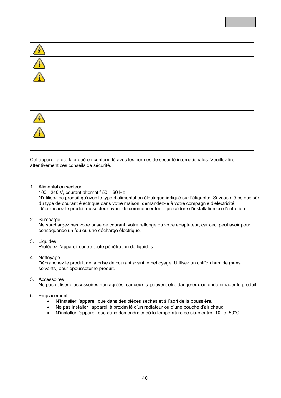 ABUS TVAC21000 User Manual | Page 43 / 98