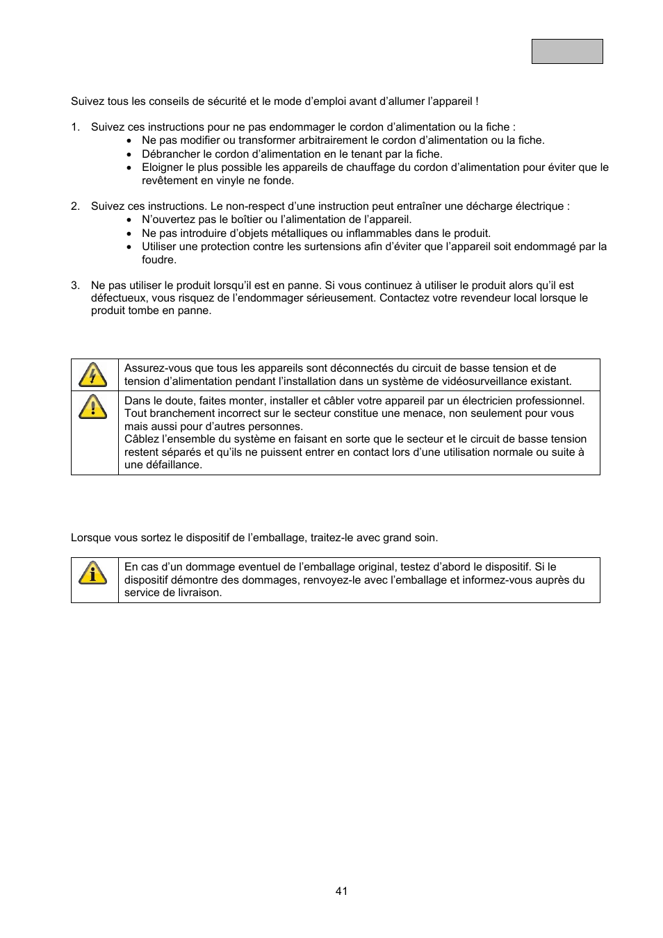 ABUS TVAC21000 User Manual | Page 44 / 98