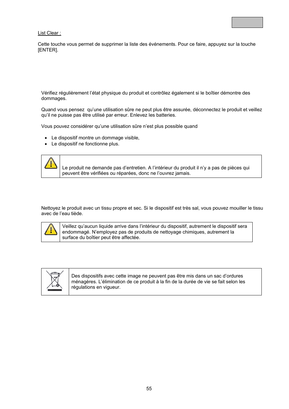 ABUS TVAC21000 User Manual | Page 58 / 98