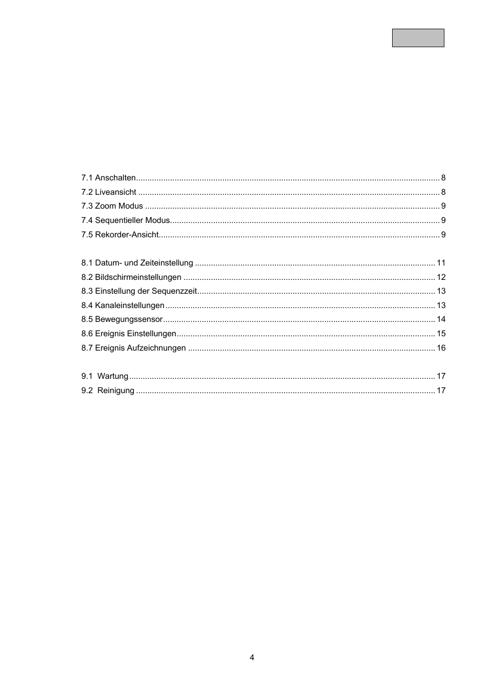 ABUS TVAC21000 User Manual | Page 7 / 98
