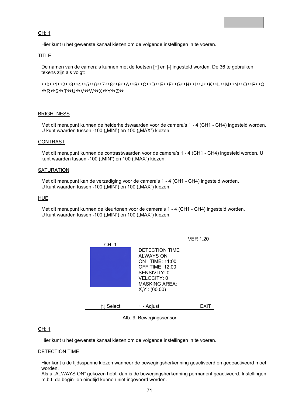 ABUS TVAC21000 User Manual | Page 74 / 98
